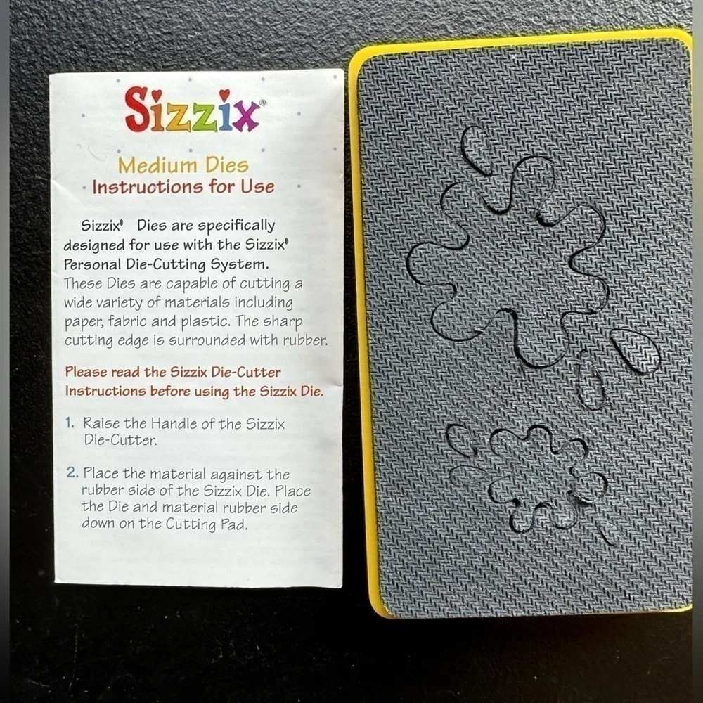 2 sizzix medium dies